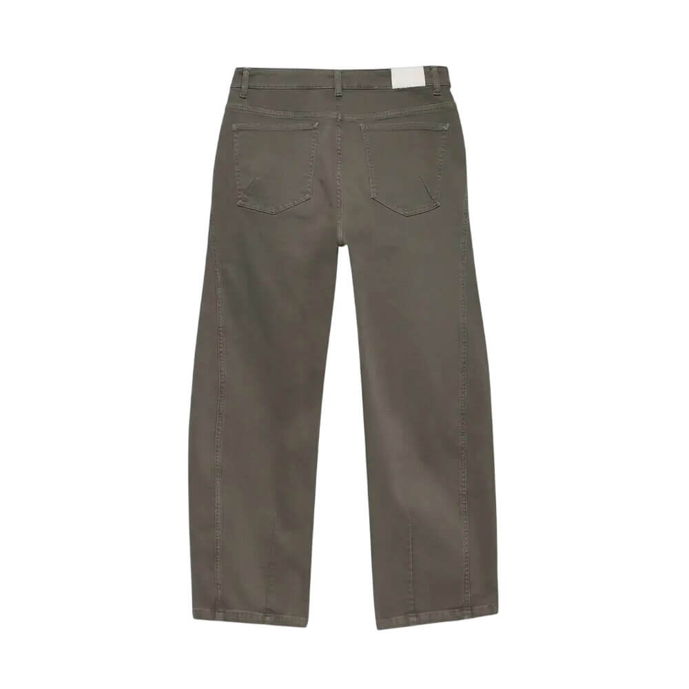 Mint Velvet Khaki Utility Barrel Leg Jeans